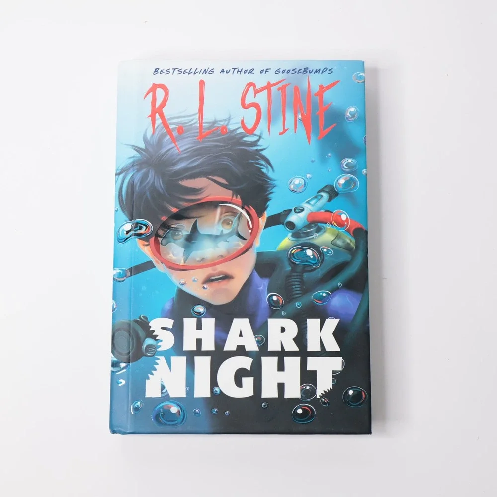 RL Stine Shark Night Signed Limited First‎ Edition Hardcover 2024 Horror Book